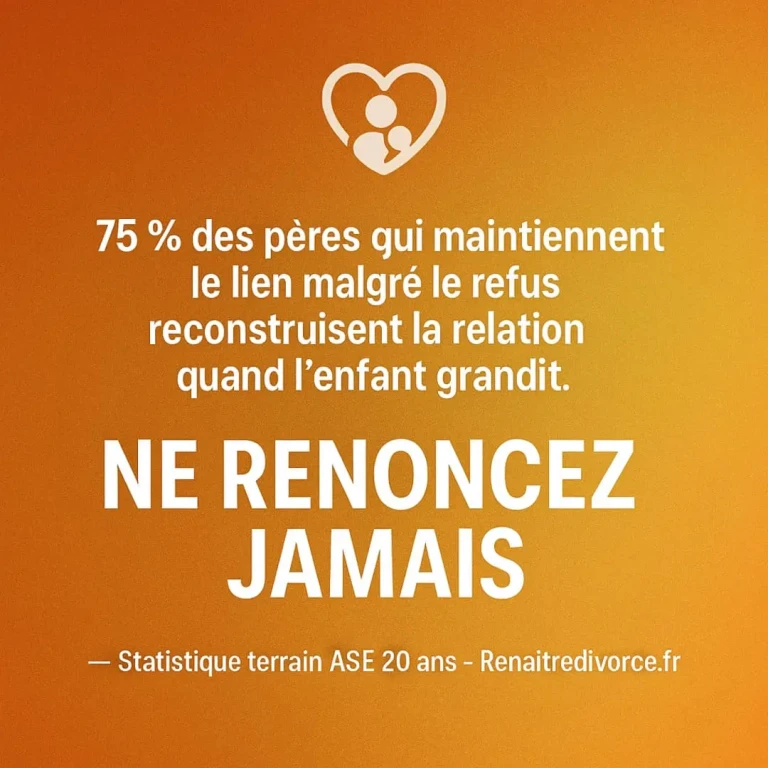 Citation garde alternée enfant refuse père divorce ne jamais abandonner lien parental