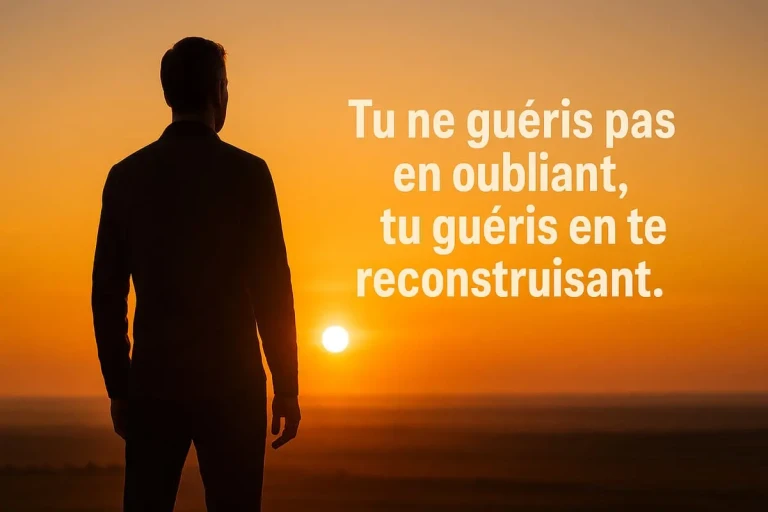 Reconstruction homme après divorce et séparation