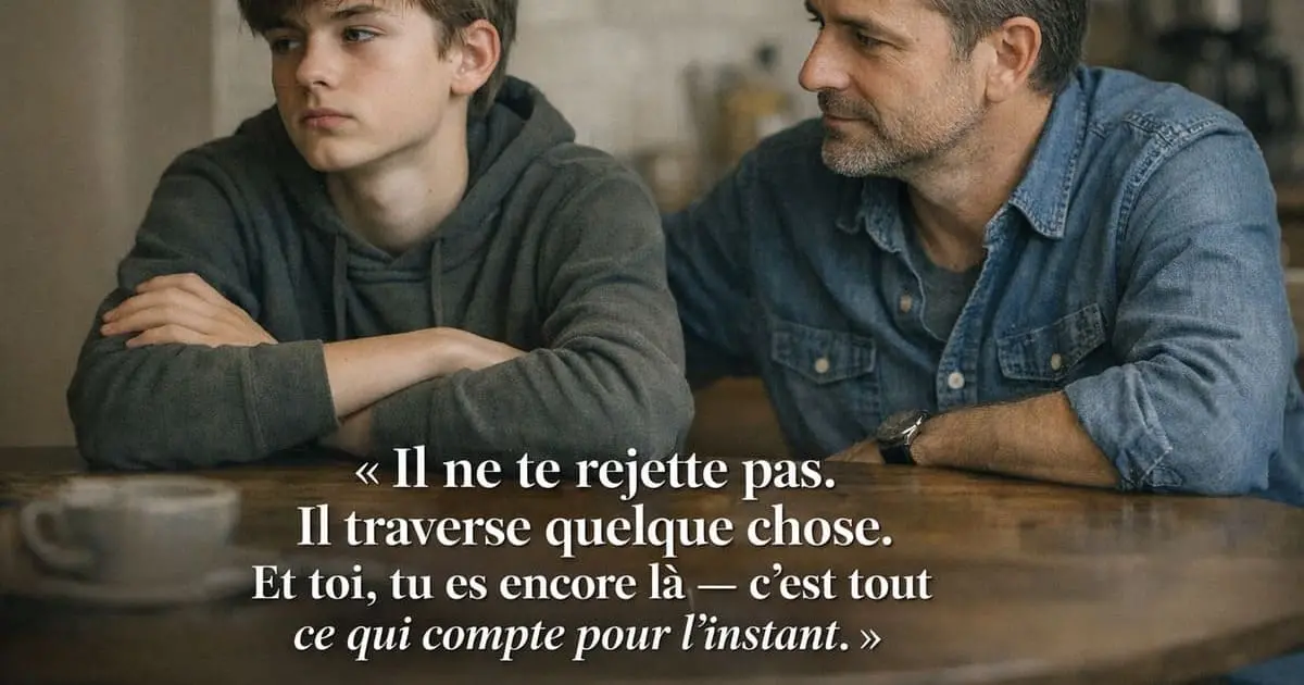 Enfant et adolescent dans des postures fermées — le rejet du père après le divorce ne signifie pas la même chose selon l'âge