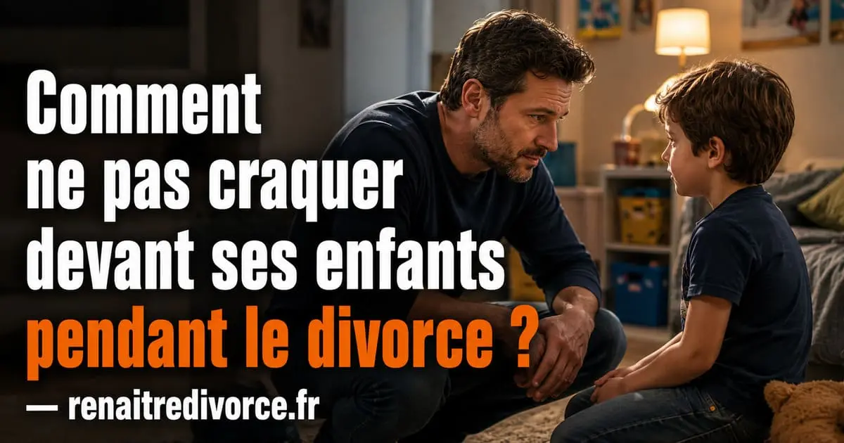 Comment ne pas craquer devant ses enfants pendant le divorce : ce qui marche vraiment