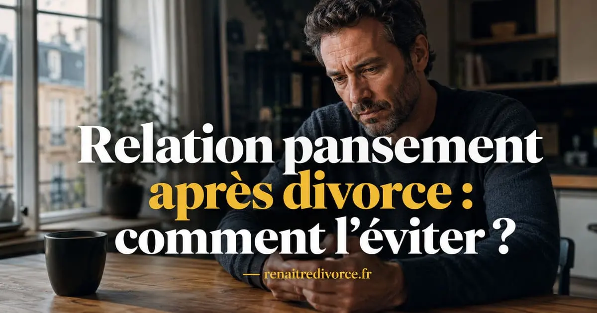 Relation pansement après divorce : 5 signaux pour ne pas confondre amour et fuite émotionnelle