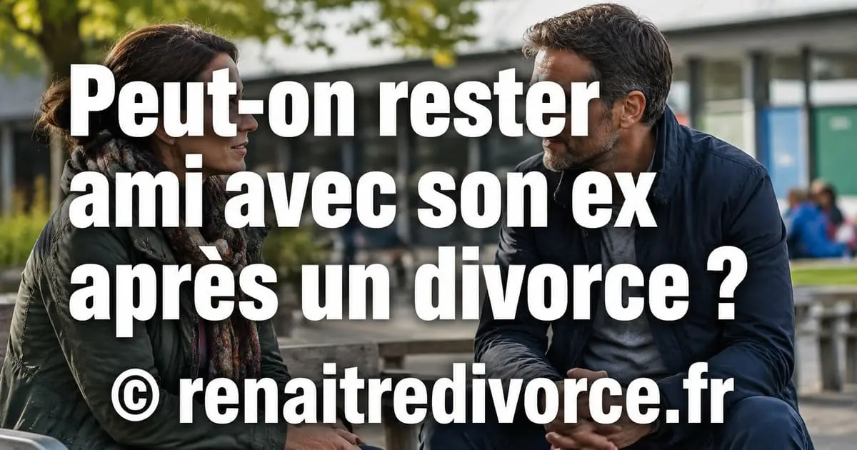 Peut-on rester ami avec son ex après un divorce ? Ce que dit vraiment la psychologie