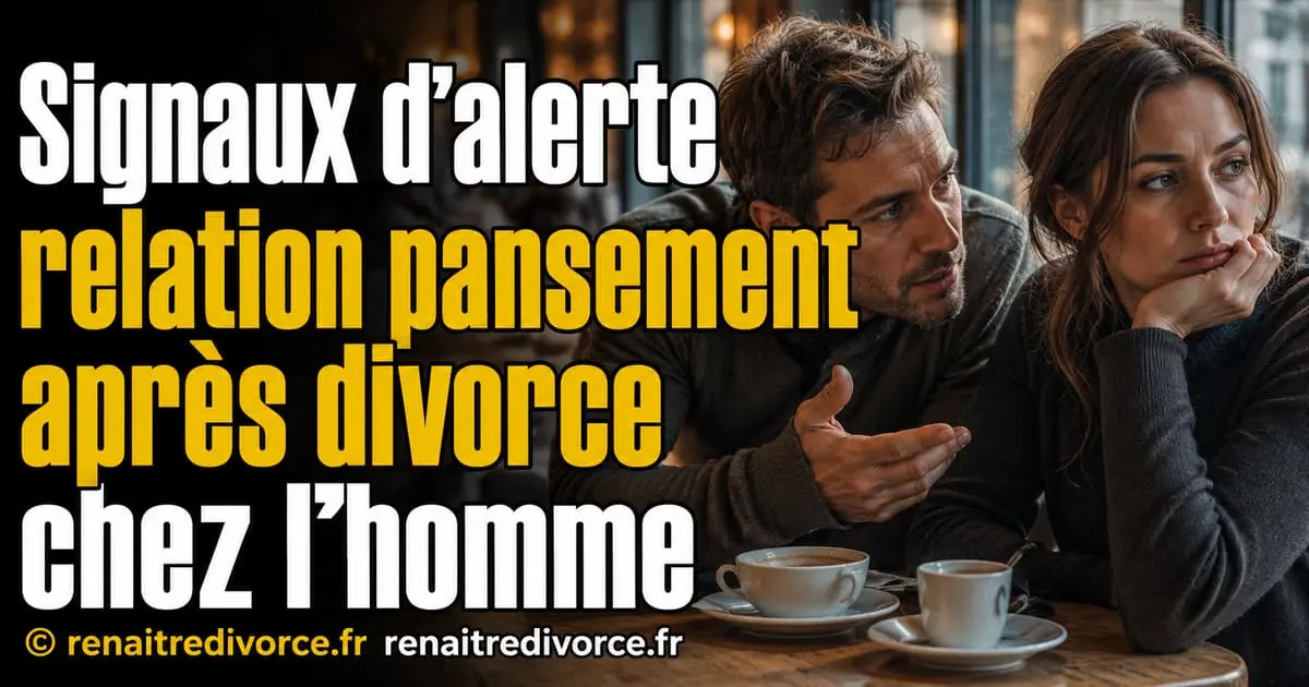 Signaux d'alerte d'une relation pansement post-divorce Signaux d'alerte relation pansement après divorce chez l'homme