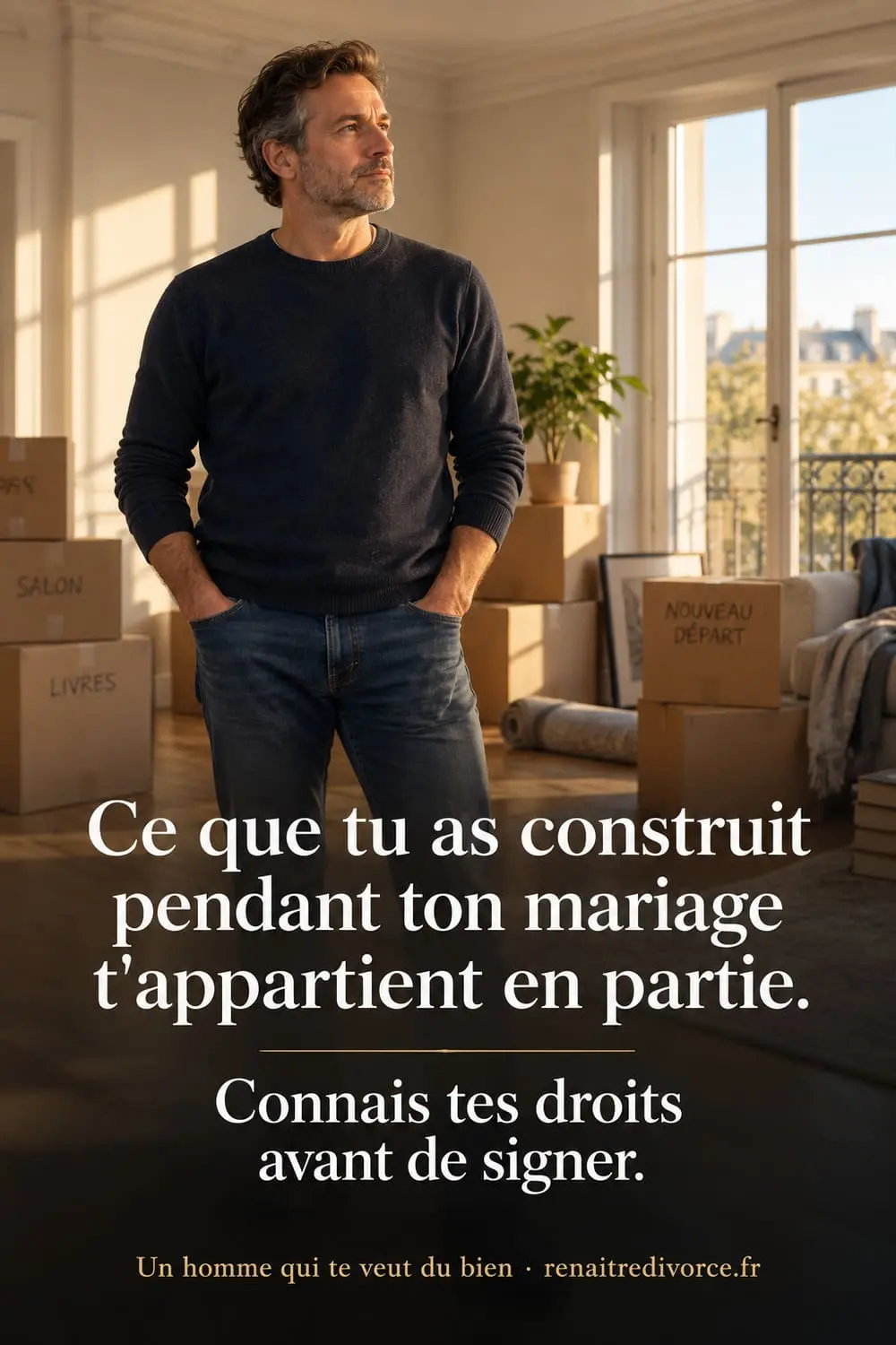 Citation divorce et patrimoine — Ce que tu as construit pendant ton mariage t'appartient en partie. Connais tes droits avant de signer.