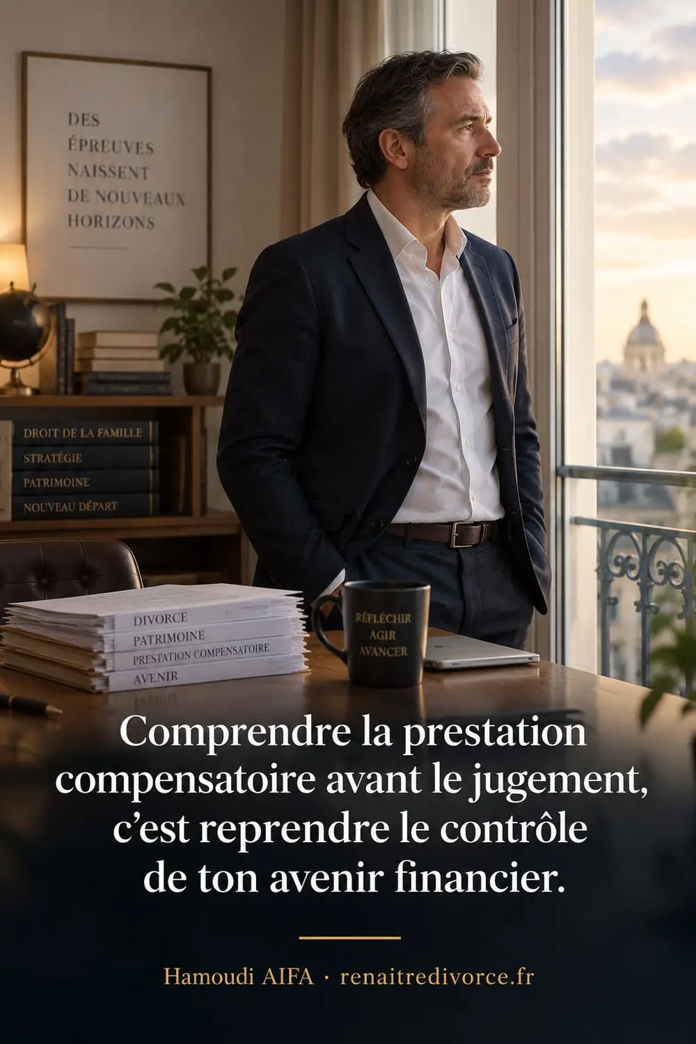 Citation divorce — Comprendre la prestation compensatoire avant le jugement, c'est reprendre le contrôle de ton avenir financier.
